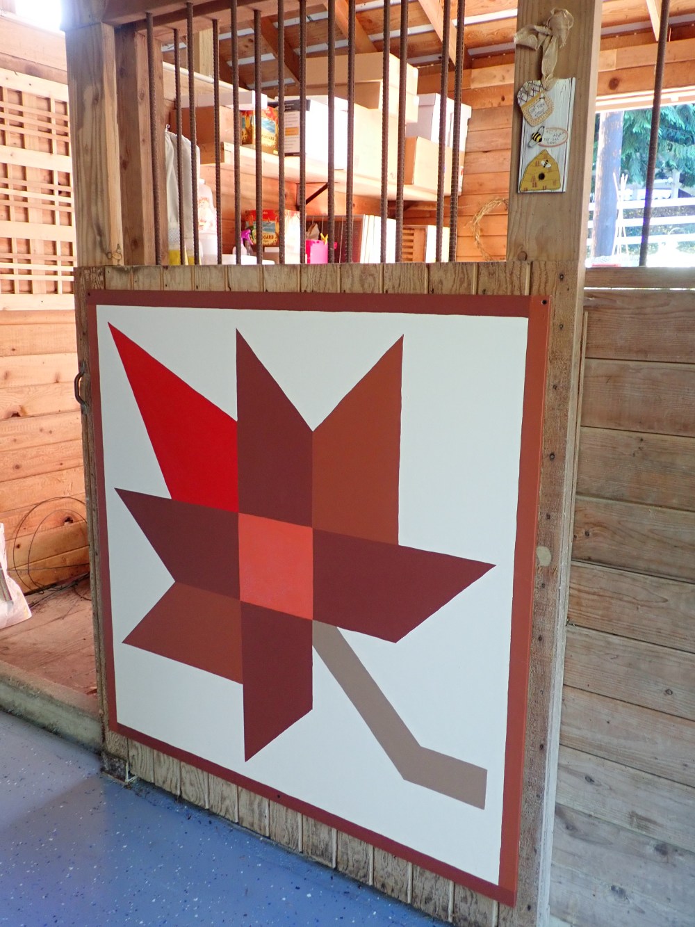 Maple Leaf Barn Quilt